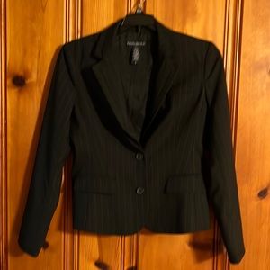 Banana Republic Black Pin Striped Blazer